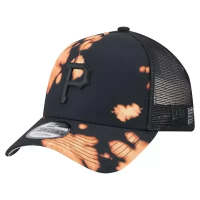 MLB Pittsburgh Pirates Bleached A-Frame 9FORTY Adjustable Hat