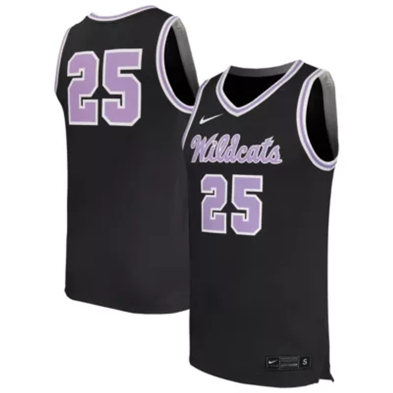 NCAA Nike #25 Kansas State Wildcats Replica Basketball Jersey