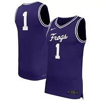 NCAA Nike #1 TCU Horned Frogs Replica Basketball Jersey