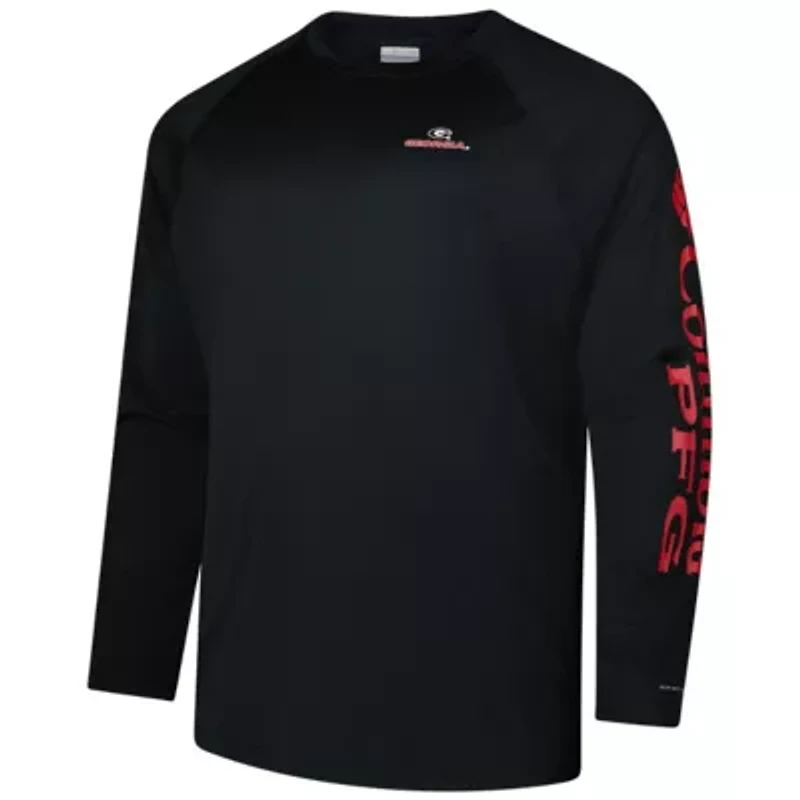 NCAA Georgia Bulldogs Big & Tall Terminal Tackle Omni-Shade Long Sleeve T-Shirt