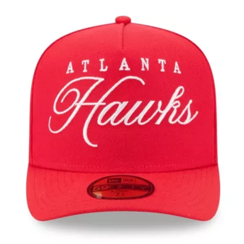 NBA Atlanta Hawks 2025 Draft A-Frame 59FIFTY Fitted Hat