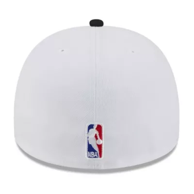 NBA White/Black Miami Heat 2025 Draft A-Frame 59FIFTY Fitted Hat