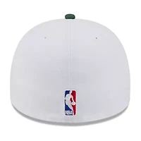 NBA White/Hunter Milwaukee Bucks 2025 Draft A-Frame 59FIFTY Fitted Hat