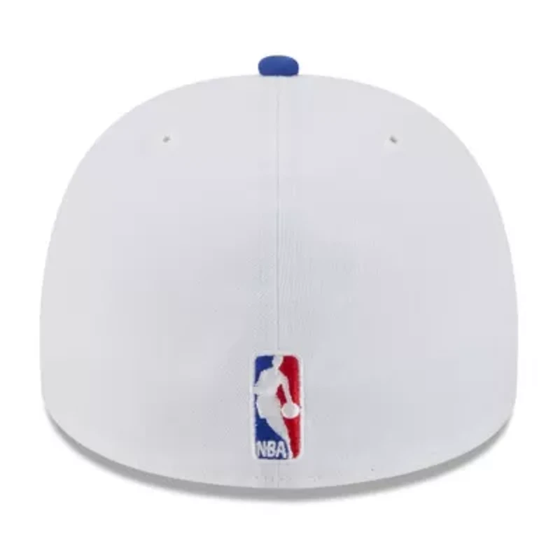 NBA White/Royal Golden State Warriors 2025 Draft A-Frame 59FIFTY Fitted Hat