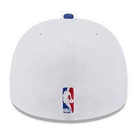 NBA White/Royal Golden State Warriors 2025 Draft A-Frame 59FIFTY Fitted Hat