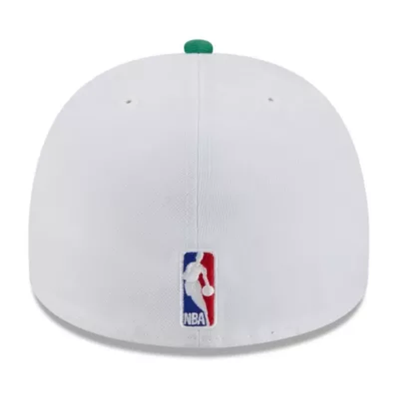 NBA White/Kelly Boston Celtics 2025 Draft A-Frame 59FIFTY Fitted Hat