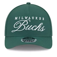 NBA Hunter Milwaukee Bucks 2025 NBA Draft M-Crown A-Frame 9FORTY Adjustable Hat