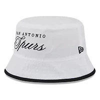 NBA White/Black San Antonio Spurs 2025 Draft Nylon Bucket Hat