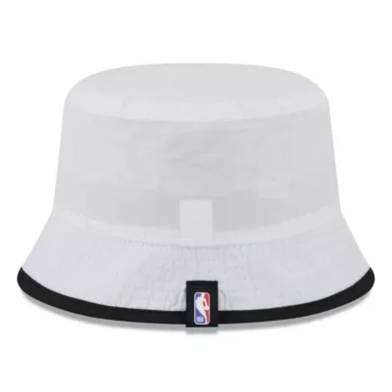 NBA White/Black San Antonio Spurs 2025 Draft Nylon Bucket Hat