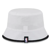 NBA White/Black San Antonio Spurs 2025 Draft Nylon Bucket Hat