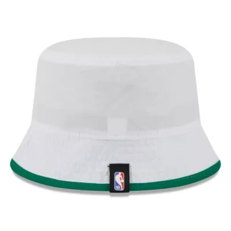 NBA White/Kelly Boston Celtics 2025 Draft Nylon Bucket Hat