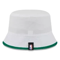 NBA White/Kelly Boston Celtics 2025 Draft Nylon Bucket Hat