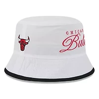 NBA White/Black Chicago Bulls 2025 Draft Nylon Bucket Hat