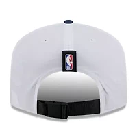 Los Angeles Clippers NBA White/Navy LA Clippers 2025 NBA Draft On-Stage Nylon 19TWENTY Adjustable Hat