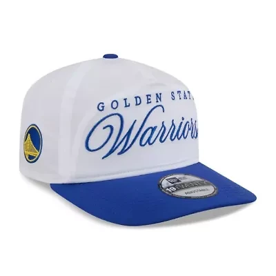 NBA White/Royal Golden State Warriors 2025 NBA Draft On-Stage Nylon 19TWENTY Adjustable Hat