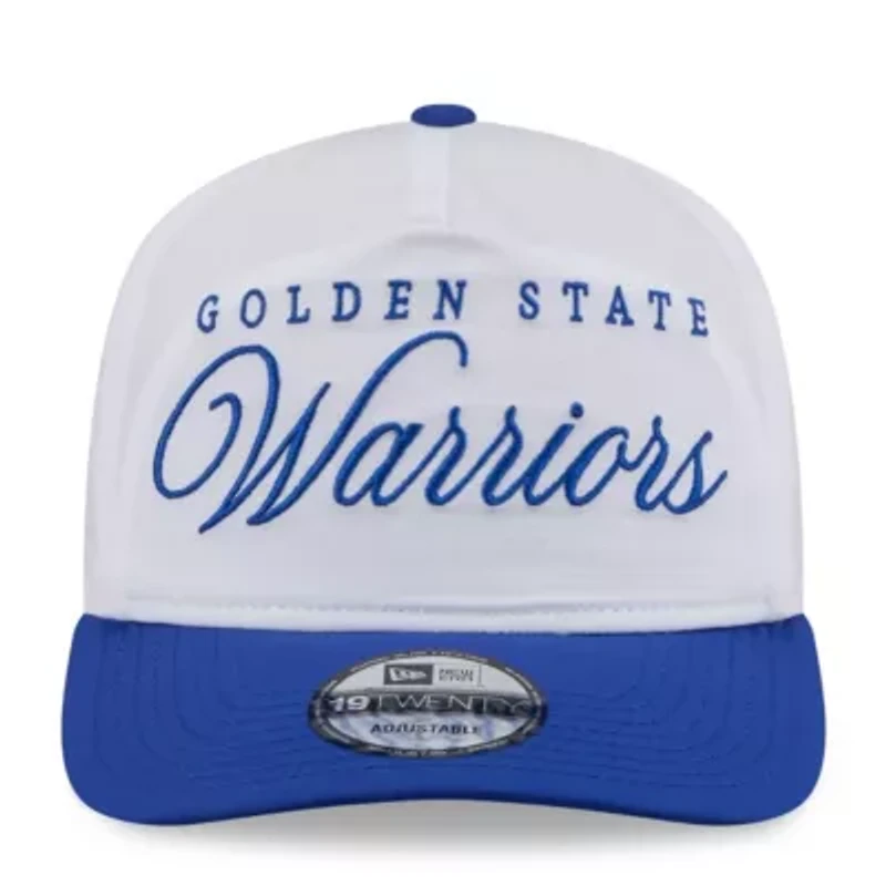 NBA White/Royal Golden State Warriors 2025 NBA Draft On-Stage Nylon 19TWENTY Adjustable Hat