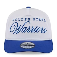 NBA White/Royal Golden State Warriors 2025 NBA Draft On-Stage Nylon 19TWENTY Adjustable Hat