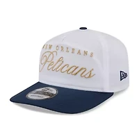 NBA White/Navy New Orleans Pelicans 2025 NBA Draft On-Stage Nylon 19TWENTY Adjustable Hat
