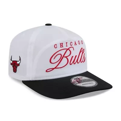 NBA White/Black Chicago Bulls 2025 NBA Draft On-Stage Nylon 19TWENTY Adjustable Hat
