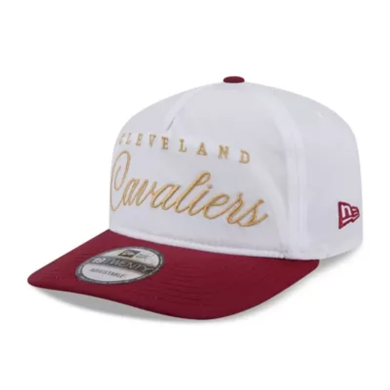 NBA White/Wine Cleveland Cavaliers 2025 NBA Draft On-Stage Nylon 19TWENTY Adjustable Hat