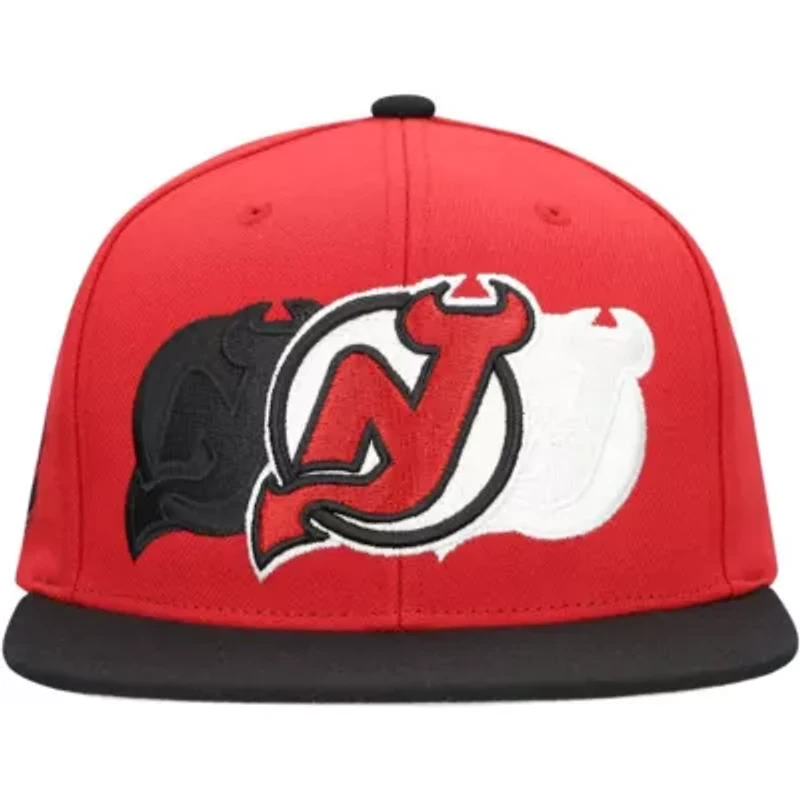 NHL New Jersey Devils Soul Triple Up Snapback Hat