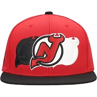 NHL New Jersey Devils Soul Triple Up Snapback Hat