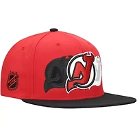 NHL New Jersey Devils Soul Triple Up Snapback Hat