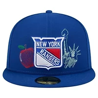 NHL New York Rangers State Stitch 59FIFTY Fitted Hat