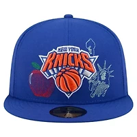 NBA New York Knicks State Stitch 59FIFTY Fitted Hat