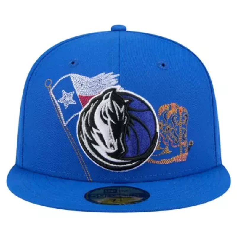 NBA Dallas Mavericks State Stitch 59FIFTY Fitted Hat