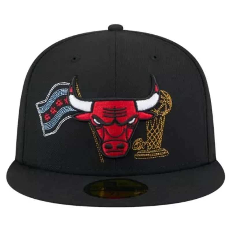NBA Chicago Bulls State Stitch 59FIFTY Fitted Hat