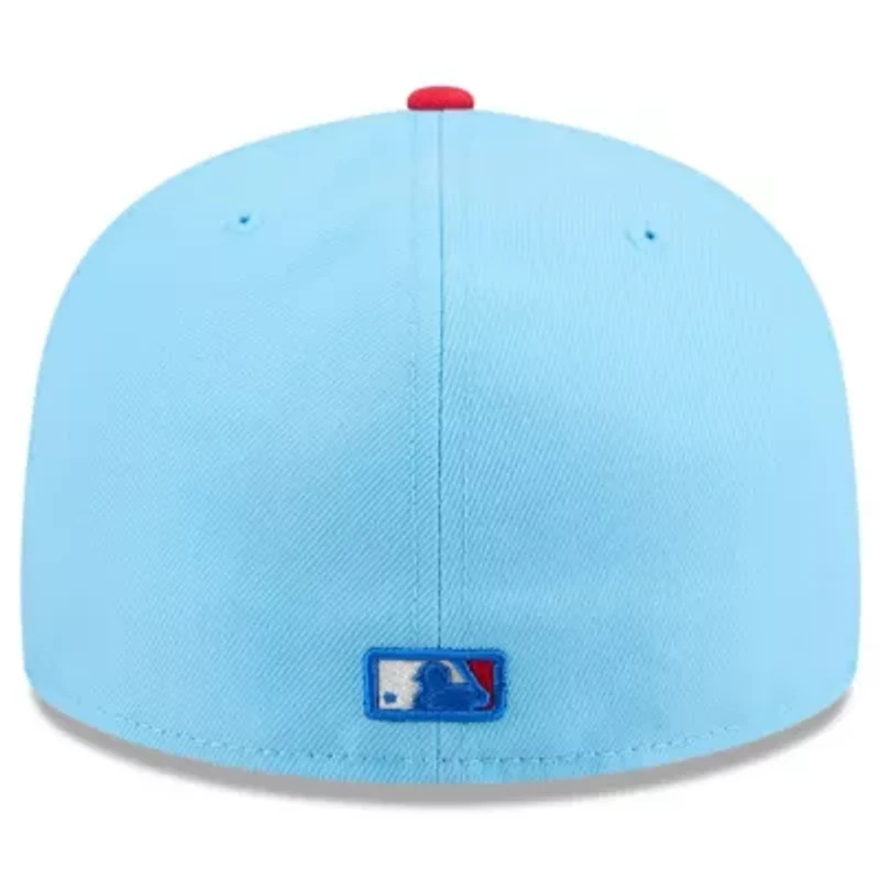MLB Light Blue/Red San Diego Padres 2025 Fourth of July 59FIFTY Fitted Hat