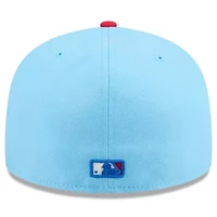MLB Light Blue/Red San Diego Padres 2025 Fourth of July 59FIFTY Fitted Hat
