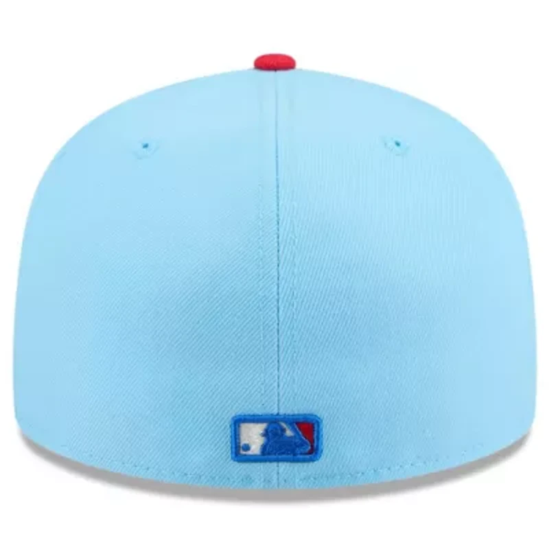 Oakland Athletics MLB Light Blue/Red 2025 Fourth of July 59FIFTY Fitted Hat
