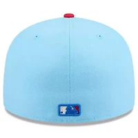 Oakland Athletics MLB Light Blue/Red 2025 Fourth of July 59FIFTY Fitted Hat