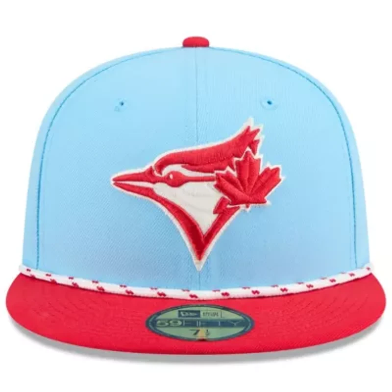 Toronto Blue Jays MLB Light Blue/Red 2025 Canada Day 59FIFTY Fitted Hat