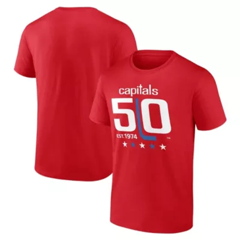 NHL Washington Capitals 50th Anniversary T-Shirt