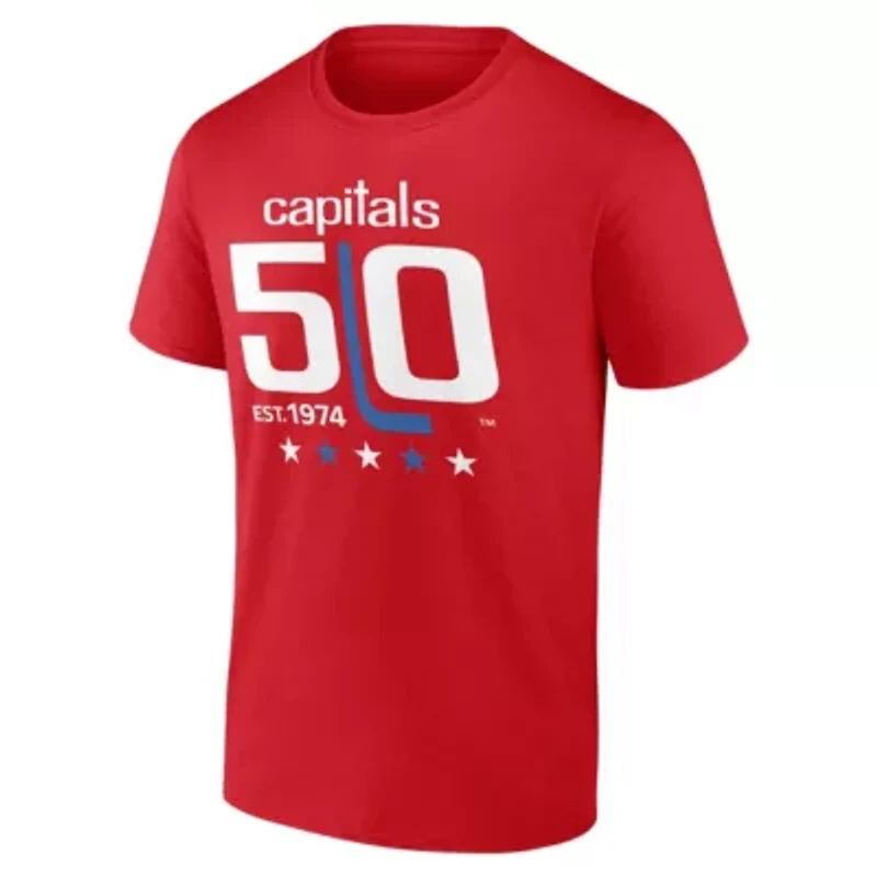 NHL Washington Capitals 50th Anniversary T-Shirt