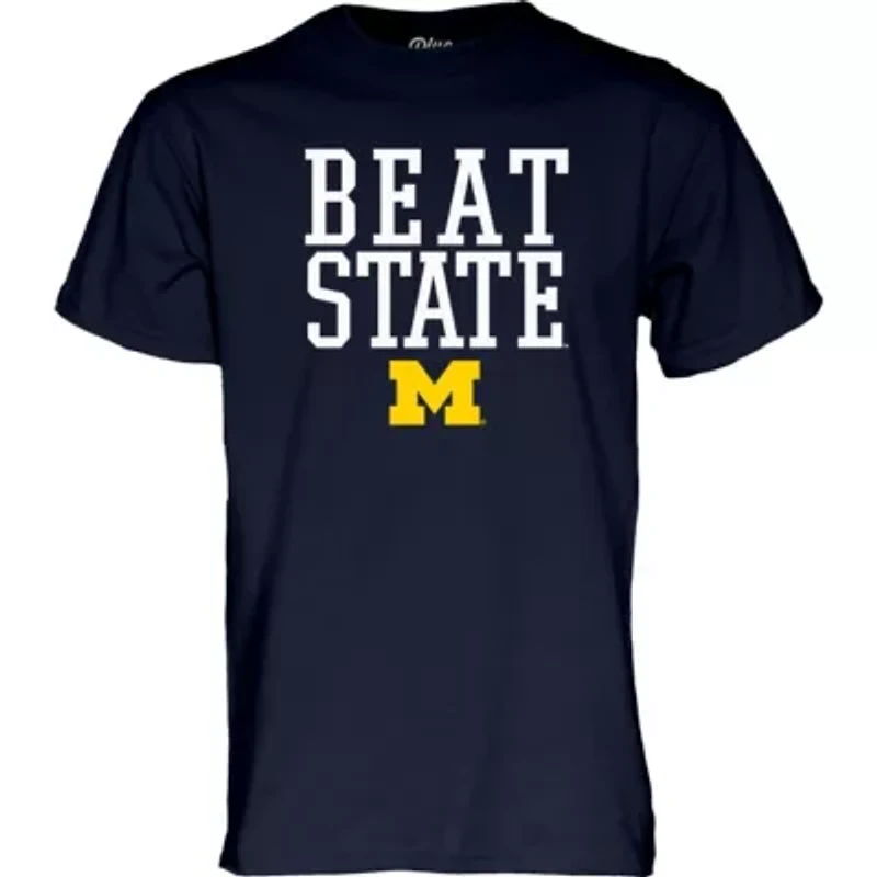 NCAA Unisex Michigan Wolverines Beat State Rally Call T-Shirt