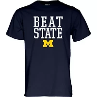 NCAA Unisex Michigan Wolverines Beat State Rally Call T-Shirt