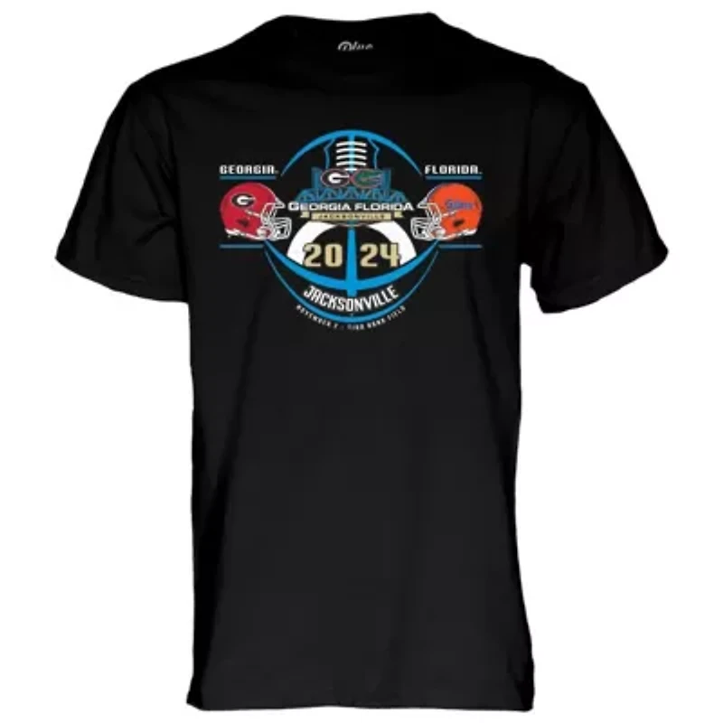 Multi-Team NCAA Unisex Florida Gators vs. Georgia Bulldogs 2024 Rivalry Matchup T-Shirt