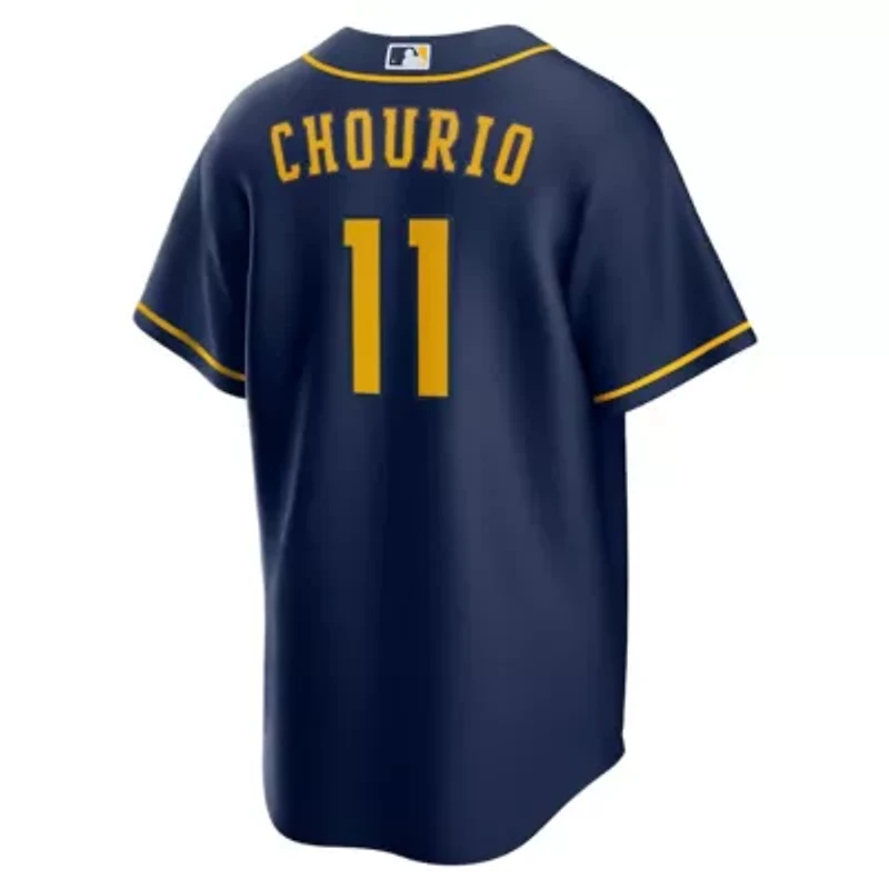 MLB Nike Jackson Chourio Milwaukee Brewers Alternate 2 Replica Jersey