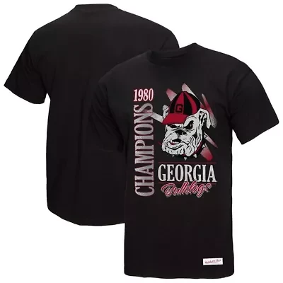 NCAA Georgia Bulldogs Retro Brush Mineral Wash T-Shirt