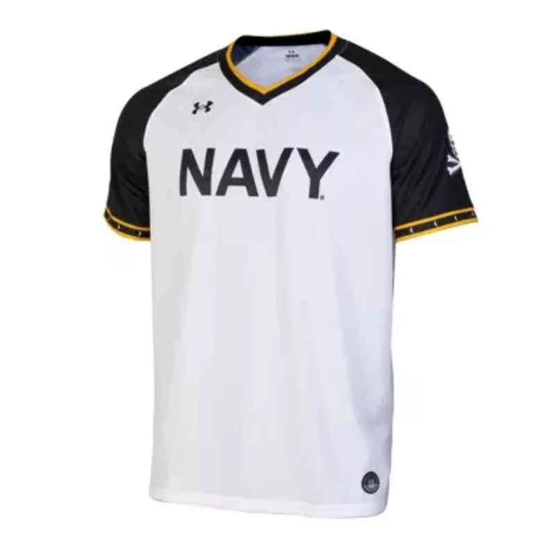 Navy Midshipmen NCAA Under Armour Replica Full-Button Baseball Jersey