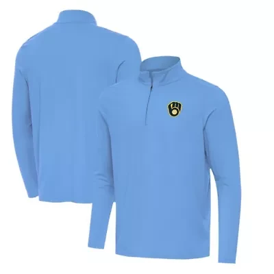 MLB Powder Milwaukee Brewers Intent Quarter-Zip Top