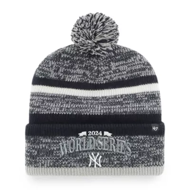 MLB New York Yankees 2024 American League s Northward Cuffed Knit Hat with Pom