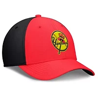 MLB Nike Crimson/Black New York Yankees Neon 90s Rise SwooshFlex Hat