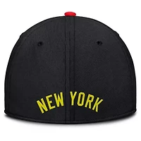 MLB Nike Crimson/Black New York Yankees Neon 90s Rise SwooshFlex Hat
