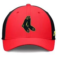 Boston Red Sox MLB Nike Crimson/Black Neon 90s Rise SwooshFlex Hat