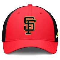 MLB Nike Crimson/Black San Francisco Giants Neon 90s Rise SwooshFlex Hat